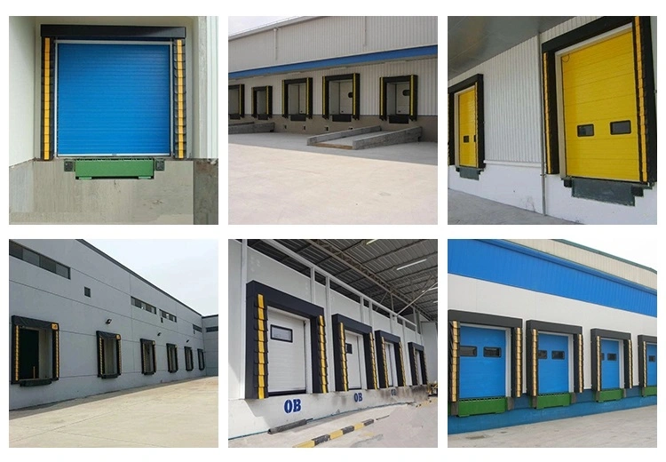 Mechanical or Retractable PVC Fabric Curtain Loading Dock Door Seal or Dock Shelter for Logistics Warehouse Loading Bays